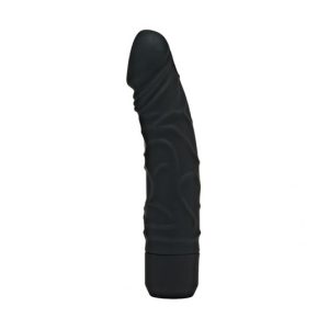 Silicone Classic Original Vibrator Black