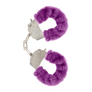 Furry Fun Cuffs Purple Plush