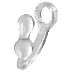 Power Plug & Penis Ring Clear