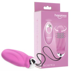 Crack Me Up 6 Function Remote Control Rechargeable Egg Pink