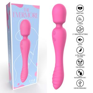 The Evermore 2-in-1 Massager Pink