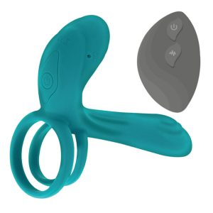 Couples Green Rechargeable Vibrator Ring