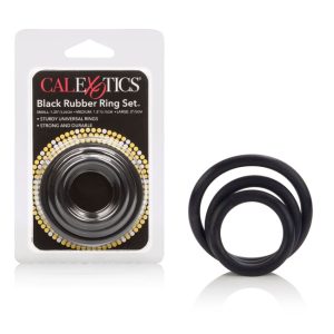 Black Rubber Ring Set