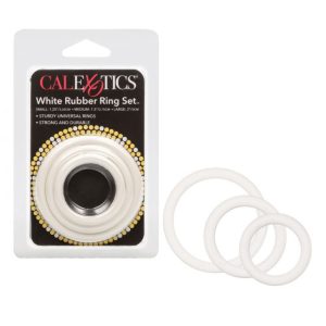 White Rubber Ring Set