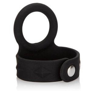 Double Cock Ring Snap Scrotum Ring Large