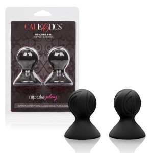 Silicone Pro Nipple Suckers Black