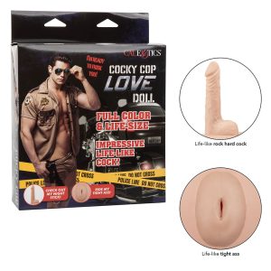 Cocky Cop Love Doll with Realistic Molded Features