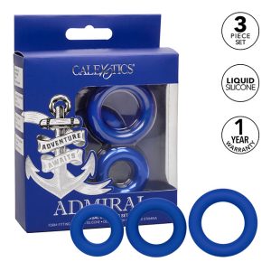 Admiral Blue Cock Ring Set