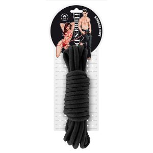 Hidden Desire Bondage Rope Black 5m