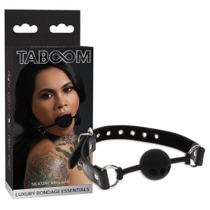 Silicone Ball Gag Black