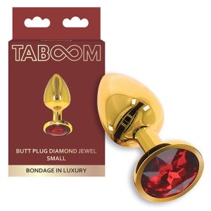 Butt Plug With Diamond Jewel Small