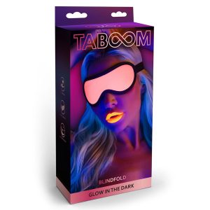 TABOOM Glow in the Dark Blindfold Pink