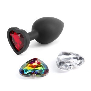 Glams Xchange Heart Small Black