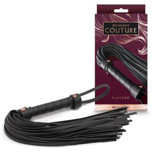 Bondage Couture Black Flogger