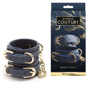 Bondage Couture Blue Wrist Cuff