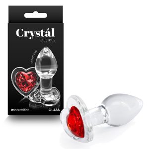 Crystal Desires Red Heart Small