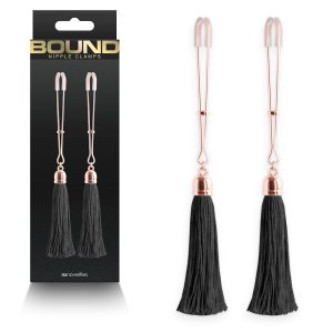 Bound Nipple Clamps Black