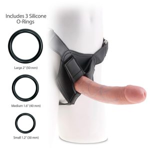 Strap-On Harness 8 Inch Realistic Cock Skin