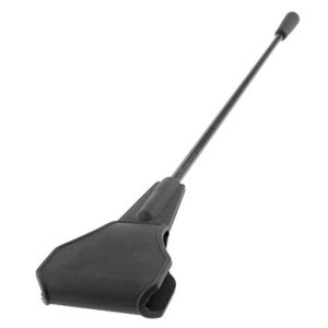 Black Silicone Crop 71cm