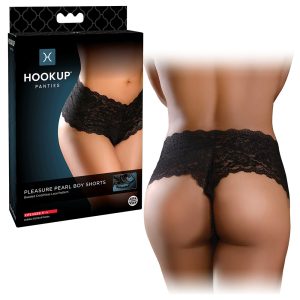 Pleasure Pearl Panties Black One Size