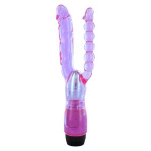 Double Penetrating Vibrator Purple