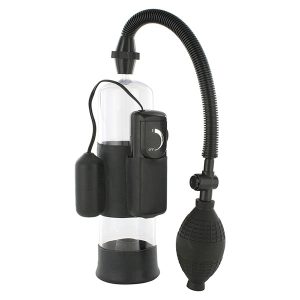 Power Penis Pump 8" Multispeed Bullet Vibrator Developer Enlarger