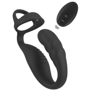 Cock Ring with Remote Control Prostate Plug