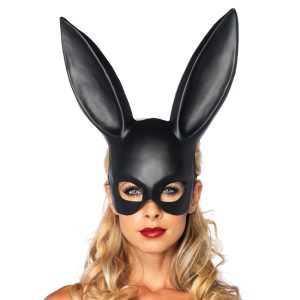 Masquerade Rabbit Black Mask