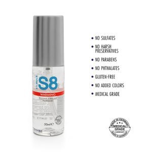 S8 Water-based Warming Lube 50ml
