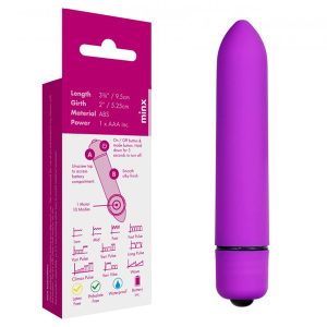 Blossom 10 Mode Mini Bullet Vibrator Purple