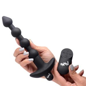 Vibrating Silicone Anal Beads with Remote Control