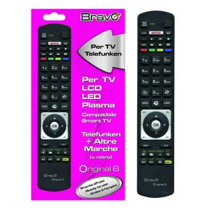 Bravo Remote Control TV Original 6 (Compatible Telefunken)