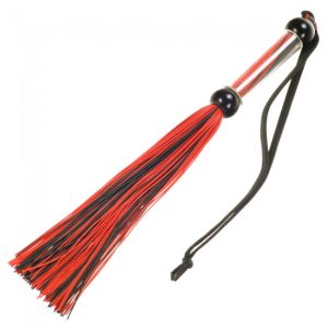 Tease And Please Silicone Flogger Black