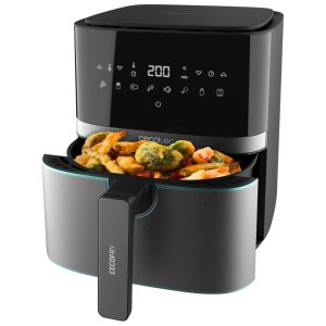 Cecotec Air Fryer 5.5L Cecofry Full InoxBlack 5500 Pro. 1700W, Digital, Touch Panel