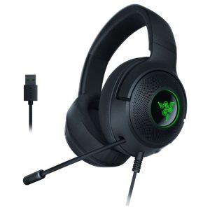 Razer Kraken V3 X Wired Gaming Headset: 7.1 Surround Sound, Blackl