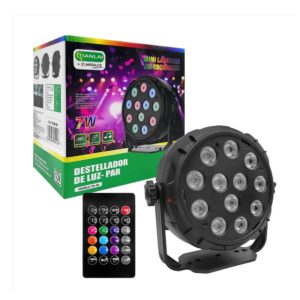 Allpress 18 Leds stage lights, RGB DJ party light with sound activated remote control & DMX control