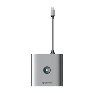 Adapter Hub 8w1 Orico, HDMI 4K + 3x USB-A 3.0, USB-C, 100W PD + SD/TF