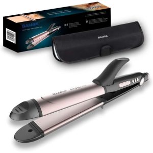 Cecotec Bamba RitualCare 1000 Ceramic 2in1 Hair Straightener. with Keratin and Argan Oil Coating, Temperature Setting 120-220&ordm;C