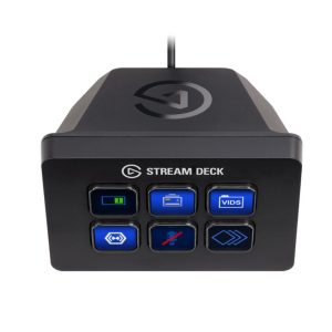 Elgato Stream Deck Mini 6-Key Customizable Controller for Streaming and Productivity