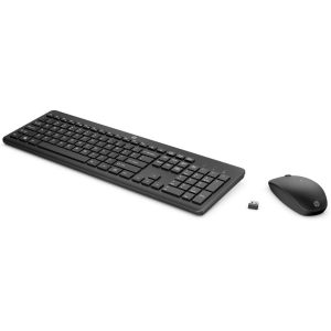 HP 235 Wireless Keyboard and Mouse Combo 2.4GHz Black 1600 DPI Italian Keyboard