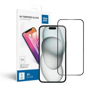 Blue Star 5D Full Cover Tempered Glass for iPhone 15 Plus / iPhone 16 Plus