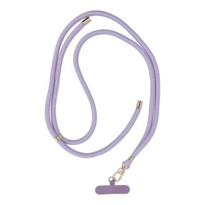 SWING phone pendant 8mm with adjustable length, cord length 165cm, Purple