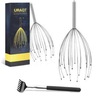 Scalp Massager Spider and Back Scratcher Set