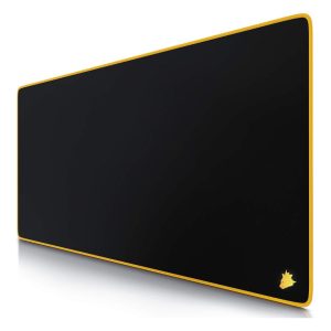 Titanwolf XXL Mouse Pad 900 x 400 - Black with Yellow
