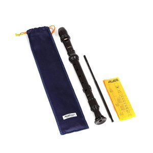 Aulos E303A Soprano Flute for School for Individual Lesson - Black