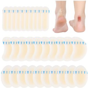Plasters for Hydrocolloidal Feet and Invisible Heel Protectors Pack of 10