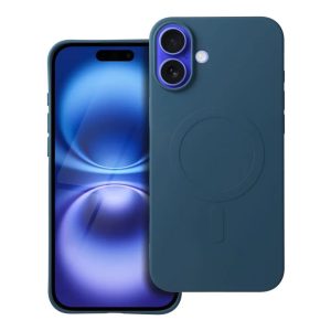 SILICONE MAG COVER (Big Hole) with MagSafe for iPhone 16 Plus Blue