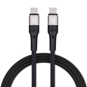 2m Blue Star USB-C to USB-C 60W 480Mbps Braided Charge and Sync Cable