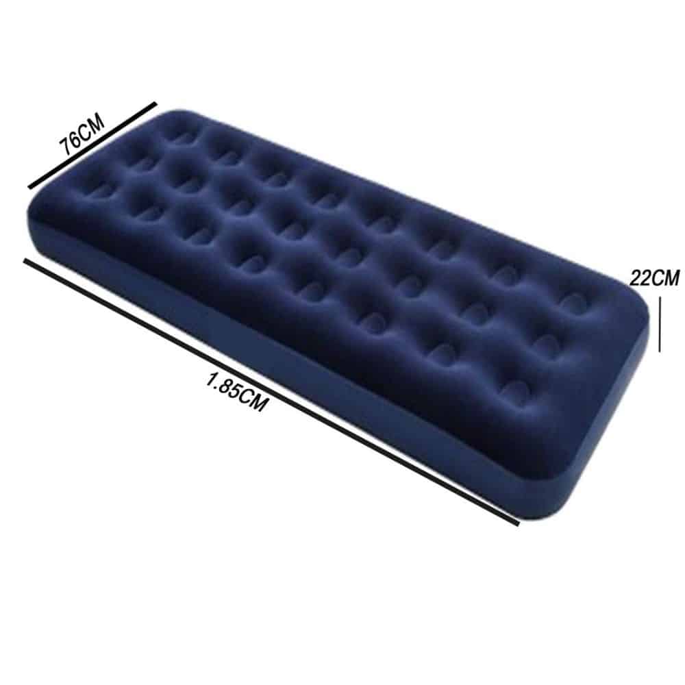 Bestway Flocked Air Bed Navy Blue