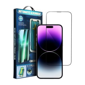 5D Full Glue Tempered Glass for iPhone 13 / iPhone 13 Pro / iPhone 14 + Applicator